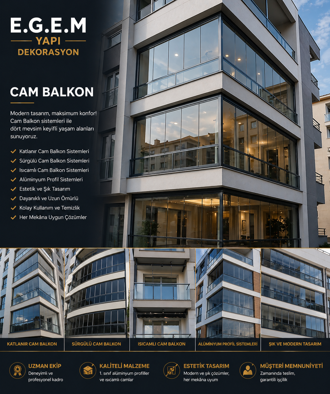 Cam balkon